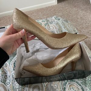 Nine West Gold High Heels